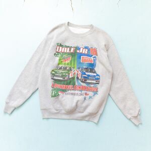 Nascar Y2K 2007 Dale Jr. 88 Racing Gray Crewneck Sweatshirt Size Large XL
